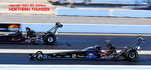 TAD - Joey Severance (near lane) vs Shawn Cowie 
(far lane)